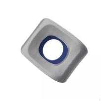 Grožio lovos veido pagalvė plaunama veido atrama su skylute Ergonomiškas dizainas Masažinė galvos atrama skirtas Gray Blue
