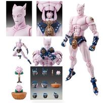 JOJO's Bizarre Adventure Action Figure Articulated Jotaro Kujo Diavolo Bruno Bucciarati Model Collectible Movable pink cat