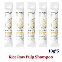 Magical Keratin Hair Shampoo 5 Seconds Repair Damaged Frizzy Hair Soft Smooth Shiny Rice Nutrition Moisturizing Nourish Hair Care 5PCS white