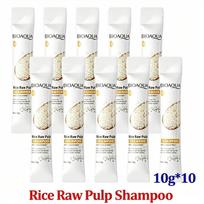 Magical Keratin Hair Shampoo 5 Seconds Repair Damaged Frizzy Hair Soft Smooth Shiny Rice Nutrition Moisturizing Nourish Hair Care 10PCS