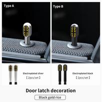 Car Door Pin Decorative For BMW Mini Cooper S F56 F55 F54 F60 R56 R60 F65 U25 Clubman Countryman Metal Car Interior Accessories Electroplated silver gray
