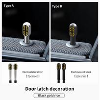 Car Door Pin Decorative For BMW Mini Cooper S F56 F55 F54 F60 R56 R60 F65 U25 Clubman Countryman Metal Car Interior Accessories Electroplated black gray