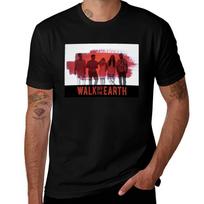 Walk Off The Earth TShirt Work Basic Short Sleeve Top S black