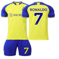 Al-Nassr FC Home Jersey 2022-23 Kids Football Training Suit Set Youth Soccer Kit 26