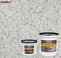 IsolBau Mosaic Plaster Set Mosaikputz BP70 20kg + Quartz Primer Quarzgrund 4kg