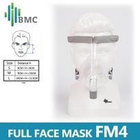 BMC F4 viso veido kaukė CPAP Auto CPAP BiPAP kaukė pageidavimų galvos apdangalai miego apnėjos knarkimui žmonėms S gray