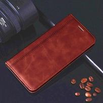 Magnetinė knyga piniginė odinis atverčiamas dėklas, skirtas Samsung Galaxy A12 M12 A10 A50 A51 Xiaomi Redmi 10C 10A 9A 9C Note 11S Mi 11 Lite Poco Apple iPhone Case Bags Redmi Note 11 Pro 4G 5G ruda