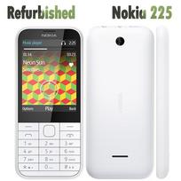 Atnaujintas originalus Nokia 225 mobilusis telefonas su 2 SIM kortelėmis No charger mėlyna