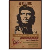 Vintažiniai Che Guevara Būk Realistiškas Metaliniai Skardiniai Ženklai Meno Plakatai Plaketas Miegamasis Svetainė Dirbtuvės Namų Baro Dekoracija Sienų Dekoras 20x30cm black
