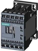 SIEMENS kontaktorius 3kW, 400V AC, 7A ties AC33 poliais, 1NO, valdymo įtampa 24V DC, dydis S00, spyruoklinis gnybtas