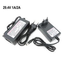 AC–DC 29,4V 1A 2A ličio maitinimo adapterio maitinimas Įkroviklis 24/25,2/25,9V Elektrinis paspirtuko dviračiui 7 serijos ličio jonų akumuliatorius 29.4V 2A AU