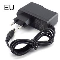 DC 5V 2A maitinimo adapterio kintamosios srovės į DC 100V-240V keitiklis įkroviklis 2000mAh 5,5mm x 2,1mm JAV ES kištukas LED juostiniam CCTV fotoaparatui E1 EU plug black