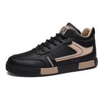 Fashion Stylish Men's Skateboarding Shoes Large Autumn New Casual Sports Sneakers Trend High Top Board Shoes sneakers men 46 juoda