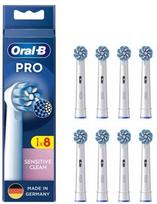 Końcówka Braun Braun Oral-B Pro Jautrus Clean dantų šepetėlių galvutės, 10 vnt. (baltos, nesudėtingos išorinės pakuotės)