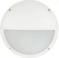 Solar Plus OKO pusės gaubto šviestuvas 6W/12W 330lm-520lm 3000K-4000K IK10 IP65 C4 baltas