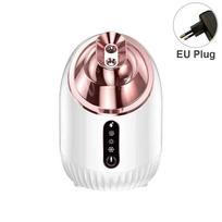Face Steamer Nano Mist Sprayer Facial Steamer Cold & Hot Nebulizer Facial Sauna Humidifier For Pores Cleansing Moisturizing SPA white