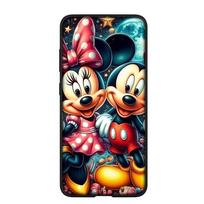 Telefono dėklas Samsung Galaxy S25 S23 S22 S24 Ultra FE A05 A06 A15 A16 A36 A37 A35 A54 A55 A56 A57 A25 A26 A53 A17 Naujas Mickey Mouse Mielas Minnie Dangtelis for Samsung Galaxy S10 Plus aero