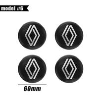 Ratlankių gaubtai, 4 vnt., 56 mm, 60 mm, 65 mm, automobilio ratlankio centro ratlankio gaubto lipdukai, skirti „Renault Austral“, „Kadjar“, „Megane“, „Captur“, „Arkana“, „Dacia“ logotipo ratlankių kompanijai