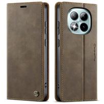 CaseMe Magnetinis atverčiamas odinis telefono dėklas skirtas XiaoMi Poco M8 Pro RedMi Note 15 Pro Plus + 5G Piniginė Kortelių laikiklis Atsparus smūgiams galinis dangtelis RedmiNote15ProPlus5G kava
