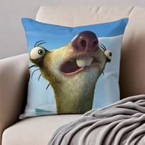Klasikinio animacinio filmo Ledynmetis Pagalvės užvalkalas Antialerginis nematomas užtrauktukas Trumpas pliušas Sofa pagalvė 50X50cm