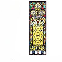 Tiffan Retro Bažnyčios Langas Plėvelė Dažytas Stiklas Matinis Meno Langas Popierius Stumdomos Durys Virtuvė Vonios Kambarys Langas Lipdukas 30x80cm black