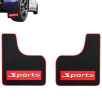 Automobilių purvasaugiai 2vnt Rally Armor purvasaugiai Automobilių purvasargiai Universalūs PVC purvasargiai, minkšti, nesusidūrę priekiniai ir galiniai apsauginiai purvasargiai black