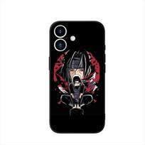 Telefono dėklas Xiaomi Redmi Note 14 12 13 ProPlus A3 Pro Plus 12C 13C 14C 5G Case Madaras Narutos Itachi Uchiha Sasuke Dėklas Redmi 13C 4G black