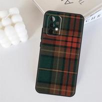 Škotų languotas Šiltas languotas Samsung Galaxy A55 A35 A15 A36 A56 A26 A16 A22 A32 A52 A54 A34 A53 A33 A13 A06 A05 dėklas Samsung A26 brown
