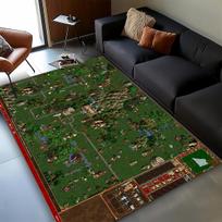 2025 Naujas HOMM3 Heroes of Might and Magic Žemėlapio Lobių Skrynios Žaidimo Kilimas Kilimas Svetainei Miegamajam Namų Sofai, Neslystantis Grindų Kilimėlis 70x100cm( 27x39in )