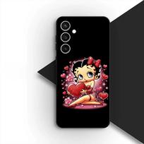skirta Samsung Galaxy S20 S22 S21 FE Ultra Plus A07 A17 A15 A16 A25 A57 A37 telefono dėklas minkštas dėklas anime B-Bettys mielas B-Boops Galaxy S20 FE gray