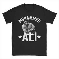 Muhammad Ali Medvilniniai Marškinėliai Unisex Vasaros Estetiški Marškinėliai Apvalia Kaklo Laisvalaikio Marškinėliai Per dideli Dropshipping Viršutiniai Drabužiai L gray
