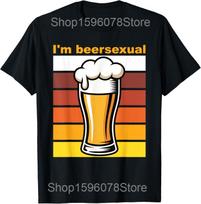 Aš alausiškas Juokingi Retro Alaus Mėgėjai Alaus Gėrimas T-marškinėliai Unisex Medvilniniai Humoro Streetwear Marškinėliai Trumpomis Rankovėmis Unisex Laisvi Drabužiai M orange