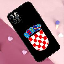 Kroatijos vėliava telefono dėklas iPhone 17 Pro Max 14 15 16 Plus 11 Pro Max 12 13 Mini 16e 17 Air galinis dangtelis For iPhone 17 Pro