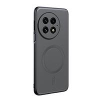 Oneplus 13 dėklas Magnetinis Odinis Apsauginis Dangtelis Oneplus 13 Aukštos Kokybės Atsparus Pirštų Atspaudams Neslystantis PC+TPU OnePlus 13 pilka spalva