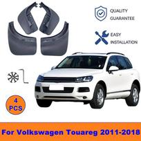 4Pcs Mud Flaps For Volkswagen Touareg 2011-2018 - Splash Guards Front&Rear Wheel Fender Mudguards Car Exterior Protection Parts 4Pcs black