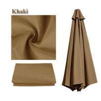 Keičiamas skėčio viršus Sodo Lauko Stogo Markizės Skėčio Dangalas Apsauga Nuo Saulės Sodo Stogas Apsauga Nuo UV 2m/2.5m/2.7m/3m (Khaki,6Ribs 2.7M) chaki