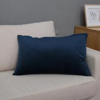 30X50/40X60/60X80CM Aksominis stačiakampis pledo pagalvės užvalkalas Didelio dydžio juosmens pagalvės užvalkalas Dekoras Namų dekoratyvinis pagalvės užvalkalas 30x50cm black