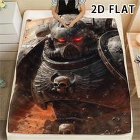 1 vnt. Warhammer 40K spausdintas flanelės pledas, Aukštos kokybės, Patogus visais metų laikais, Namų dekoras, Šiluma ir jaukumas, Puikiai tinka Kalėdų dovanoms 80cm x 120cm gray
