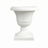 Stovas vazonui Romėniško stiliaus urnos gėlių vazonas sodininkams, terasai, sodui, prieškambariui Romėniškas Roman Pot 25059 gray