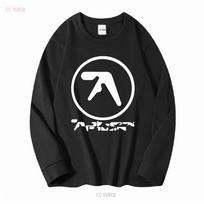 Vintažiniai Reti Aphex Twin 2000-ųjų Marškinėliai Hl7055 Vintažiniai Išskalbti Unisex Šiek tiek Vyriški Minkšti Madingi Patogūs Su Grafika 2XL black