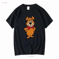 Unisex T-shirt Bubu 2 Meško Yogi Ranger Smith draugas Jellystone Ilgomis arba trumpomis rankovėmis Vintage skalbta dizainerio drabužiai 3XL orange