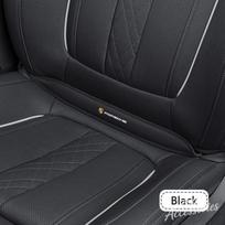 Odinė automobilio sėdynės tarpelio užpildas Automobilio tarpiklis Apsauga nuo dulkių Porsche Cayenne Panamera Macan 911 718 Taycan Boxster Cayman Pajun black
