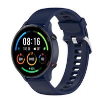 Originalus silikoninis dirželis Xiaomi Watch Color Sport laikrodžiui, 22MM laikrodžio juosta, Mi Watch Color Sport keičiamas riešo dirželis Mi Wacth Color Sport black
