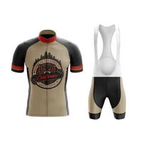 New Bicycle Cycling Suit Strap Set Men's and Women's Summer Short-sleeved Quick-drying Breathable Road Cycling Suit Equipment 2026 M