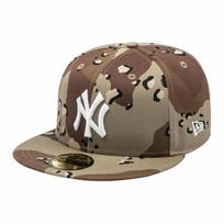 New Era New York Yankees logo design polyester fiber baseball cap unisex couple style Camouflage color 7 5/8 ruda
