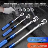 High Precision DIY Torque Wrench Set for Spark Plug Adjustment 1/4 Professional 2-24Nm gray