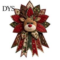 Siuvimo rinkiniai pradedantiesiems Šventinė dygsniuota Kalėdinė durų puošmena „Pasidaryk pats“ rinkinys, Amžinai žaliuojantis medis, 3D paminkštintas patchwork amatų projektai Suaugusiųjų rinkinys Pradedantiesiems, F brown
