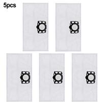 5pcs Dust Bags for Karcher  2.863-314.0 KFI 357 KA 40 WD2 Plus WD3 SE4002 Robot Vacuum Cleaner Replacement Accessories black