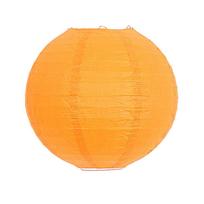 Decoration Mid Autumn Festive Lanterns Hanging Lanterns Round Paper Lanterns Paper Lamp Ball orange-30cm