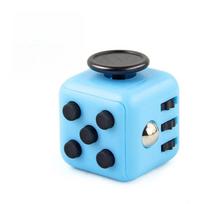 Fidget kubas Antistresinis žaislas 6 šoninis sensorinis kubas su UV spausdintais raštais Daugiaspalvis Fidget stalo žaislas suaugusiems ir vaikams 14
